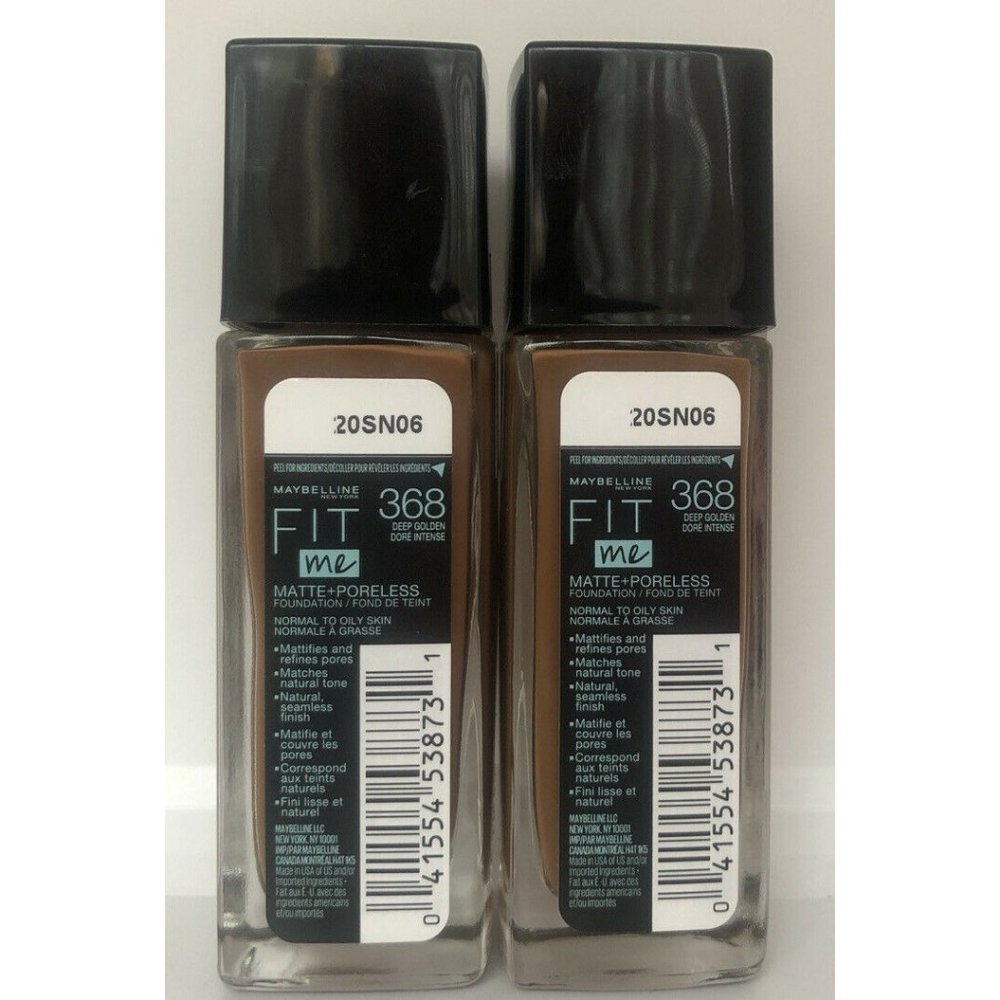 2 Maybelline Fit Me Matte & Poreless Liquid Founda - Picture 2 of 3